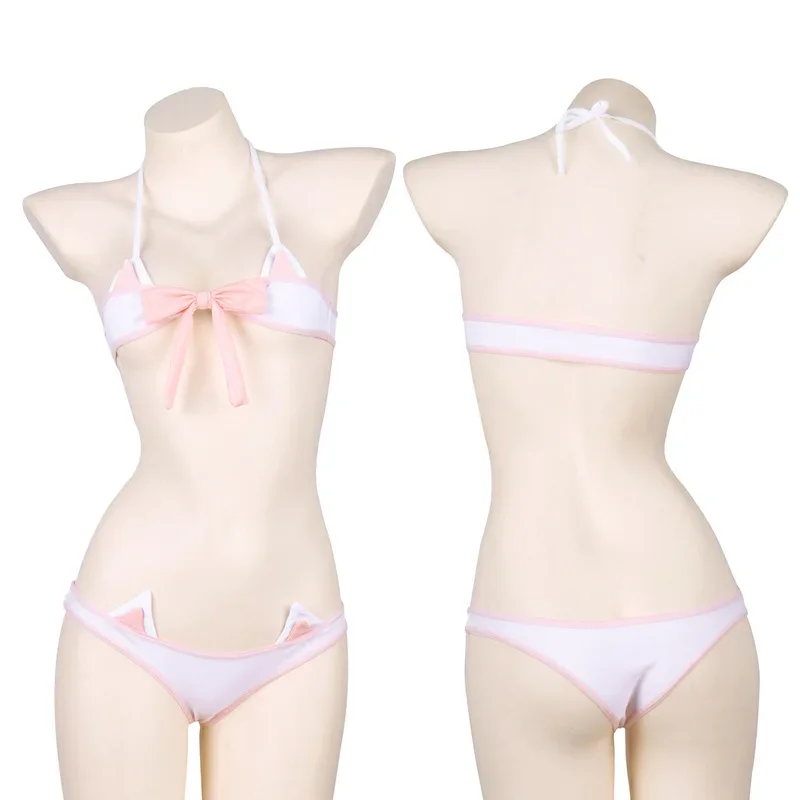 Bandage - Lolita Anime Roze Strik Mini Bikini