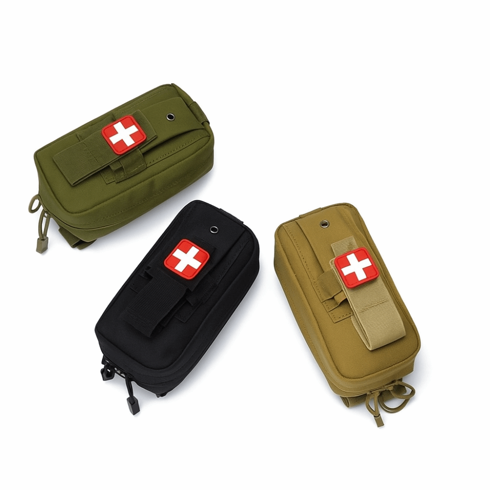 First Aid Kit - Draagbare EHBO-kit met beenbevestiging, lichtgewicht noodhulpkit,