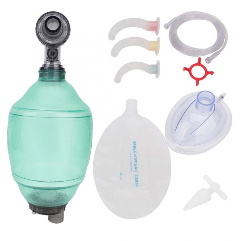 First Aid Kit - Volwassenen Handleiding Zuurstofapparaat Pvc Ambu Zak