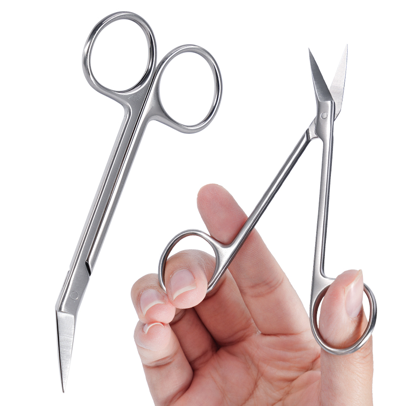 Medical Scissors - 1 st Dental Micro Schaar Gebogen
