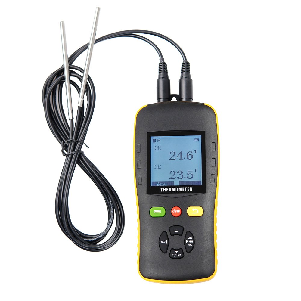 Thermometer Digital - Goede stabiliteit, digitale thermometer, dubbele PT100