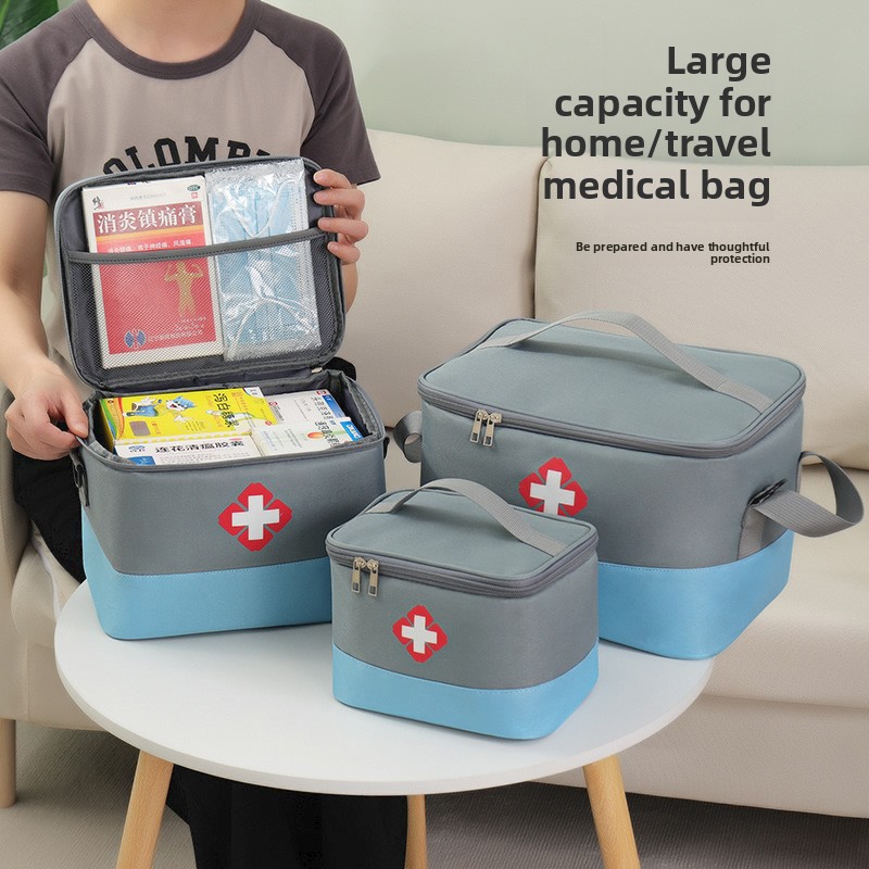 First Aid Kit - Huishoudelijke medicijnkist met grote capaciteit, reguliere