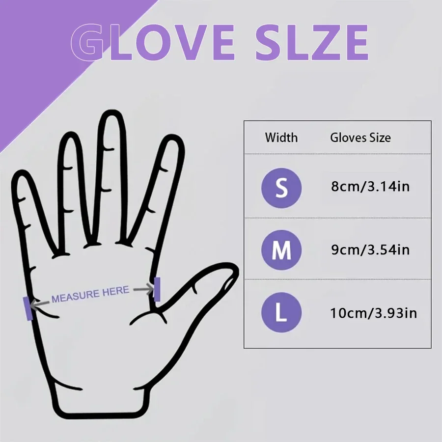 10-100 stuks wegwerp paarse ni - Medical Gloves recensie en prijs