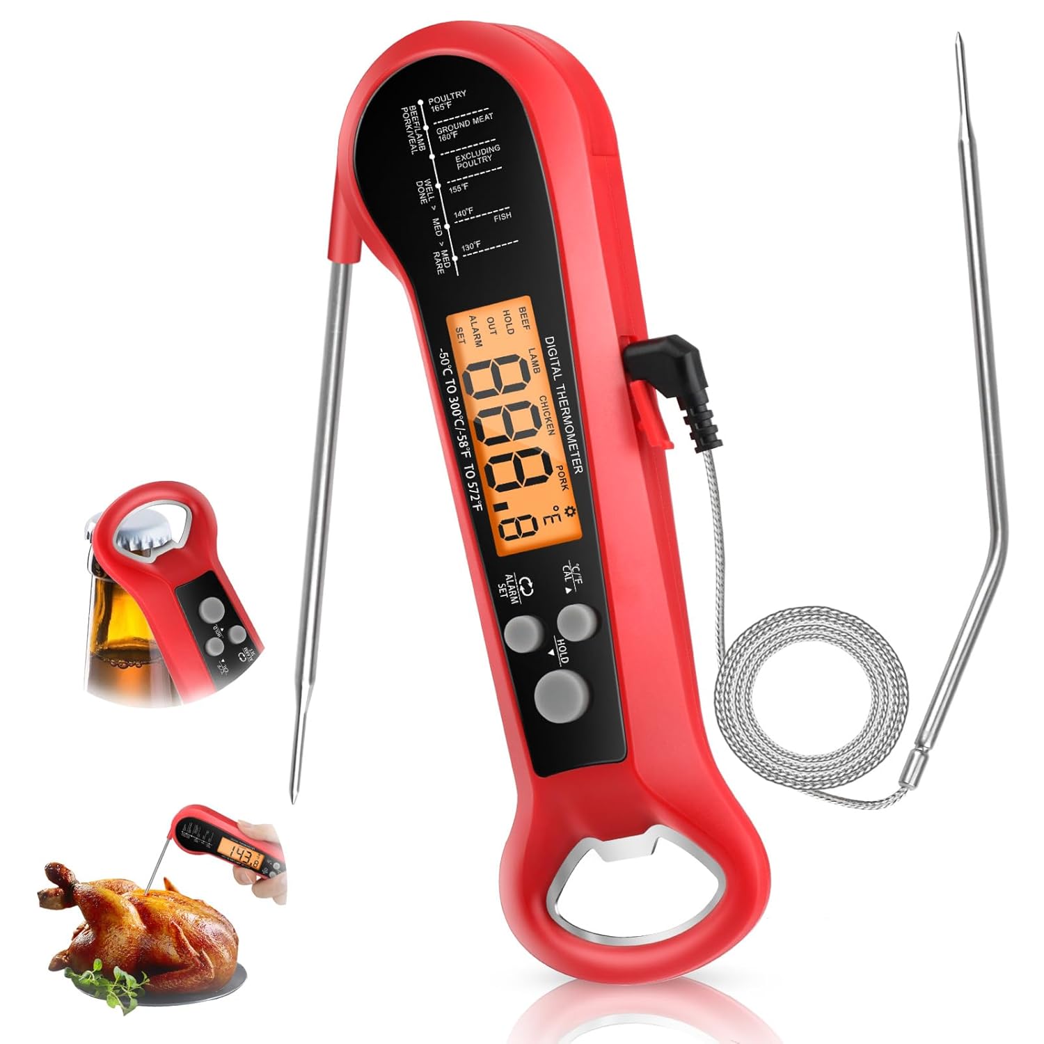 Lange kabel professionele digi - Thermometer Digital recensie en prijs