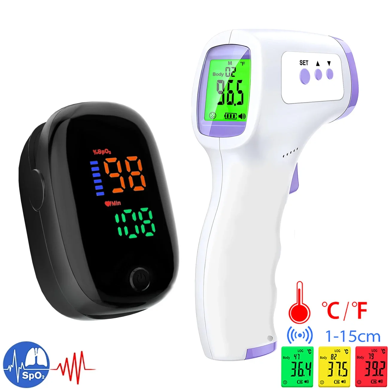 Medische IR-koortsthermometer  - Pulse Oximeter recensie en prijs